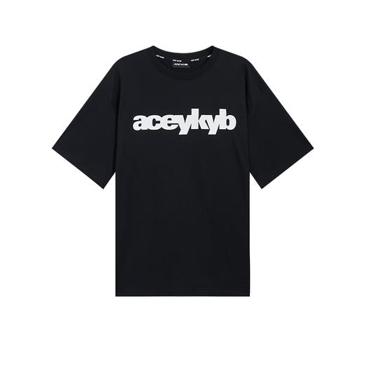 YKYB黄子韬基础印花T恤中性男女2025夏新款简约运动休闲宽松短袖 商品图3