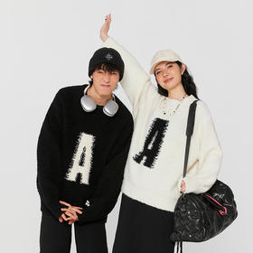 YKYB黄子韬2025新款毛衣潮牌街头休闲长袖宽松纯色简约百搭针织衫