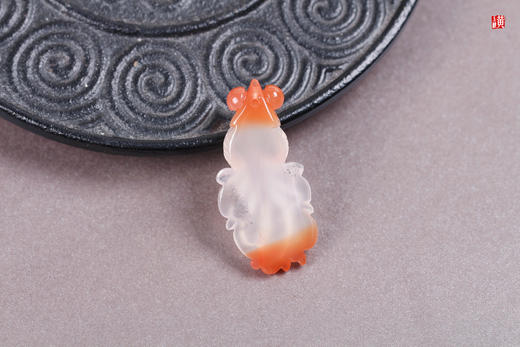 南红冰飘金鱼【鸿运灵鱼】吊坠 配精美挂绳 商品图1