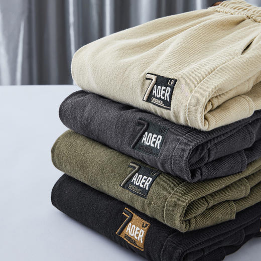 【Q】【纯棉】【新款DYF】大依优型大码五分裤大号裤子弹力透气加肥加大夏季松紧腰宽松运动短裤沙滩裤 商品图1