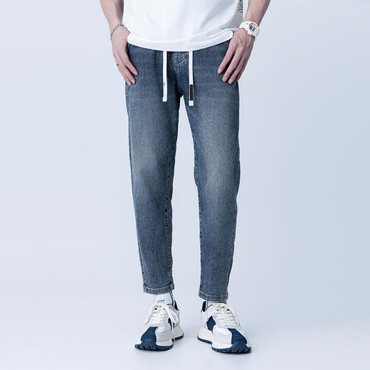 【秒杀专属】HX 夏季水洗萝卜牛仔九分裤S210420006101 商品图0