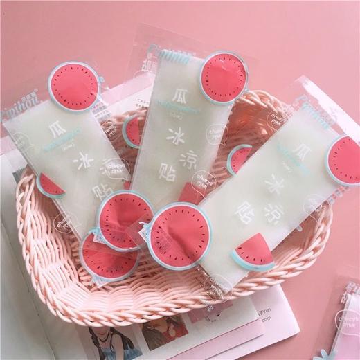 【19.9抢100片！超爽夏日冰凉贴】夏天物理降温神器，解暑便携军训手机散热贴，卡通水果味防暑假学生清凉贴开车贴 商品图5