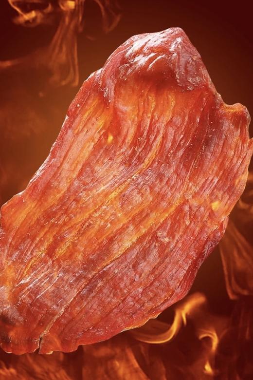 猪肉脯中的“佼佼者”！【潮汕炭烤原切猪肉脯】整片原切 荔枝木炭烤 软硬适中 鲜香醇厚 自带果木焦香 莹润焦香 商品图5