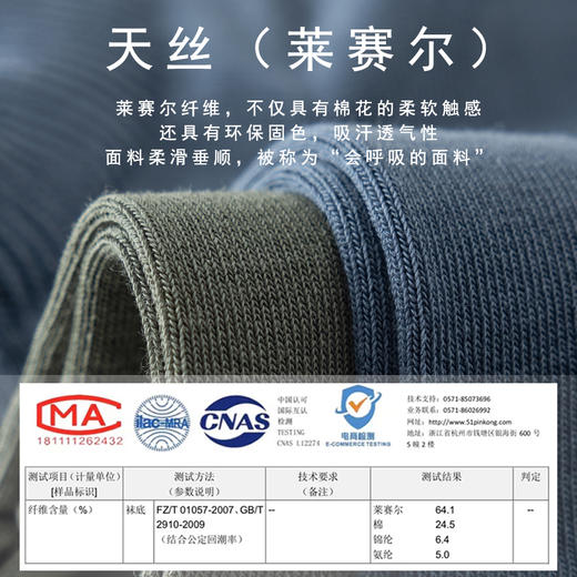 【BAIDAMA 莱赛尔天丝四季袜】2024新款 比纯棉袜子薄约4倍 轻薄柔软透气 不臭不闷舒爽到爆 四季百搭款 商品图1