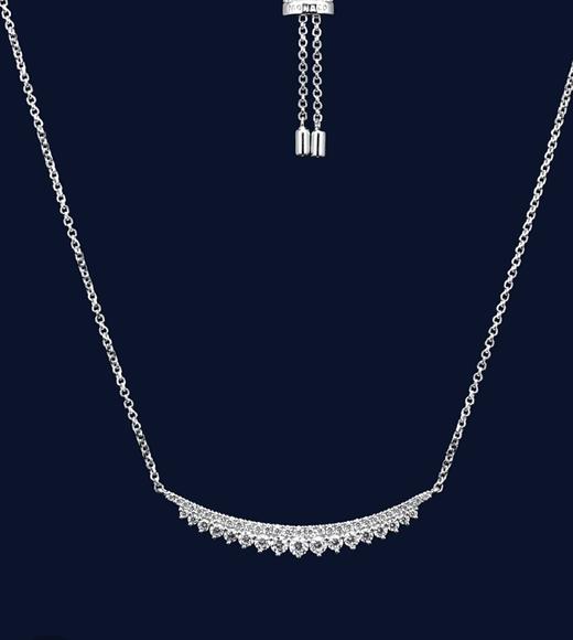 Ap*月亮微笑项链，真的超级闪~ 商品图2