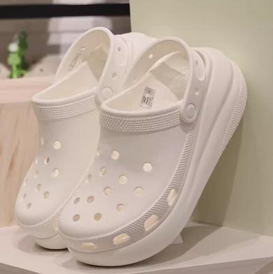 Crocs卡骆驰厚底泡芙洞洞鞋女鞋休闲舒适沙滩鞋|207521 商品图0