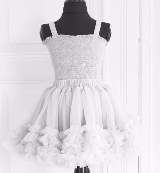 荷兰Dolly女童吊带上衣 半裙套装褶边款-褶边套装连衣裙 商品图1