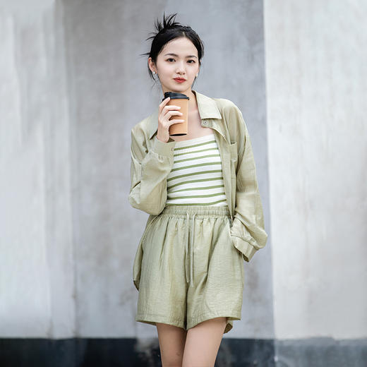 优选丨Avann氧气长袖天丝衬衫三件套2817 商品图2