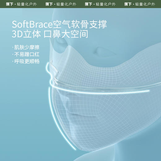 彩妆立体护眼角防晒口罩AL33524 商品图4