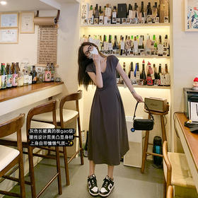 <曾小咸推荐> 【自带气质感】灰色连衣裙