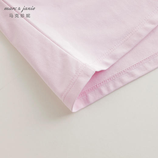 [棉感速干]马克珍妮女童宽松圆领短袖T恤儿童上衣夏装新款240781 商品图6