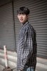 41932149复古格纹长袖衬衫 商品缩略图0