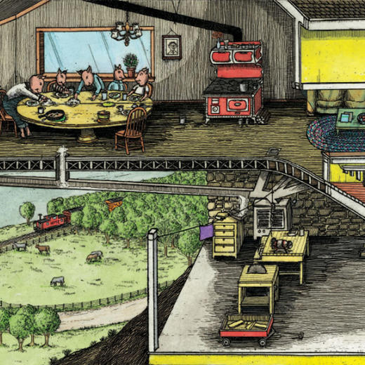 《STEAM科学绘本·猪猪镇的奇妙运转》（全5册）【赠绘本《小浣熊阿奇亚》1本】 商品图7