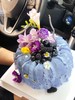 花青素满满 酷黑蓝莓鲜花蛋糕 夹心多多新鲜蓝莓 春夏里的时令美味（桑葚鲜花随着季节不同随机调配） 商品缩略图0
