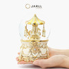 JARLL 120MM 旋转木马音乐盒水球 GG-54064 金色 商品缩略图3