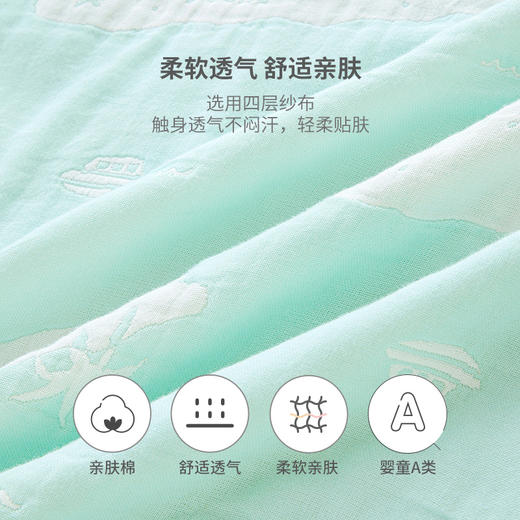 【商场同款】英氏婴儿睡袋春夏款背心式新生儿防踢被儿童 商品图4