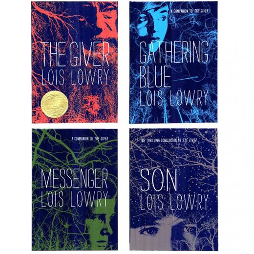 Collins柯林斯 英文原版 记忆传授人四部曲盒装 The Giver Quartet Boxed Set Lois Lowry 历史刺绣人 森林送信人 儿子 纽伯瑞儿童文学小说 全英文版 商品图1