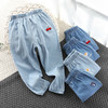 【今夏必备，时尚百搭！】2024新款童装夏季天丝儿童牛仔裤，宽松男女童牛仔裤幼儿园日常服-lm！-ry 商品缩略图3