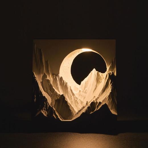 壁光里日照金山香薰扩香石小夜灯生日礼物床头台氛围卧室香薰台灯 商品图2