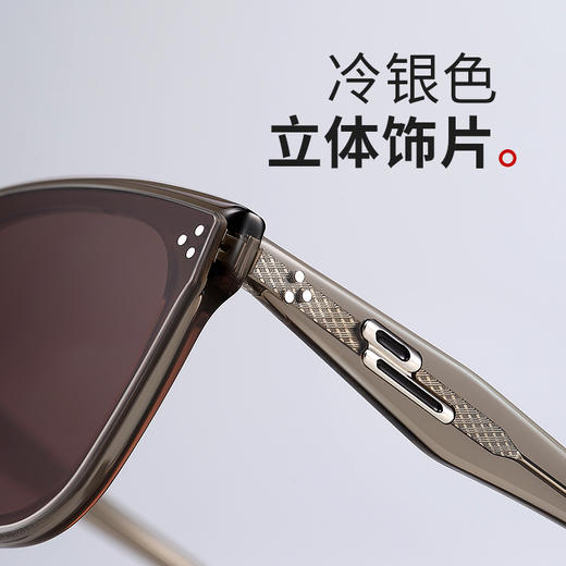 普莱斯新款太阳镜PBS24013A 镜面修颜大框 优质板材镜框 TAC镜片 修颜宽边镜腿 男女同款 五色可选 商品图5