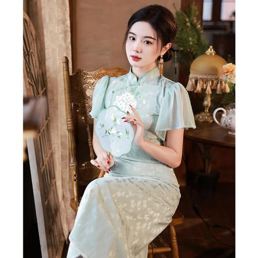 复古新中式，国风改良绣花旗袍BJS-3016 商品图3