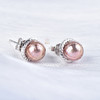 【紫霞】爱迪生刻面珍珠耳钉-ZZ12402006 商品缩略图2