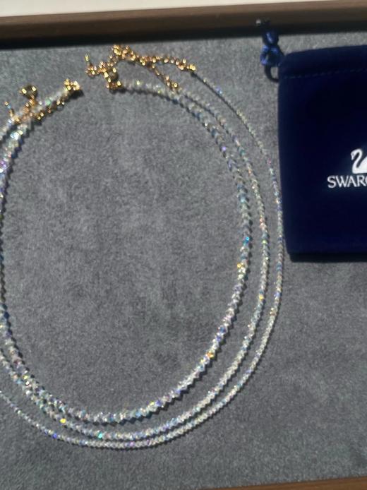 光彩夺目～缤纷闪耀！极细施华洛世奇水晶项链choker锁骨链 商品图3