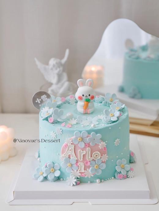 小兔子蛋糕（兔子玩偶随机放，提前一天预定） 商品图1
