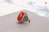 南红戒指【赤焰】，925银镶 商品缩略图1