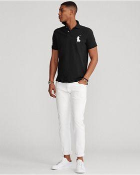 单品包邮现货 THS-特 无补 polo RL家 男士 马球刺绣经典fit朱地棉大马仔 小马仔刺绣polo 8色 AH2312 商品图7