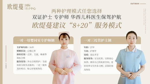 新都区&金牛区超值月子中心——【欧缇蔓】 商品图1