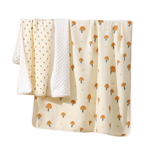 【AB双面可用！安抚保暖双重呵护】豆豆毯婴儿a类绉布童被抱被豆豆绒盖毯幼儿园宝宝卡通四季空调被 商品图4