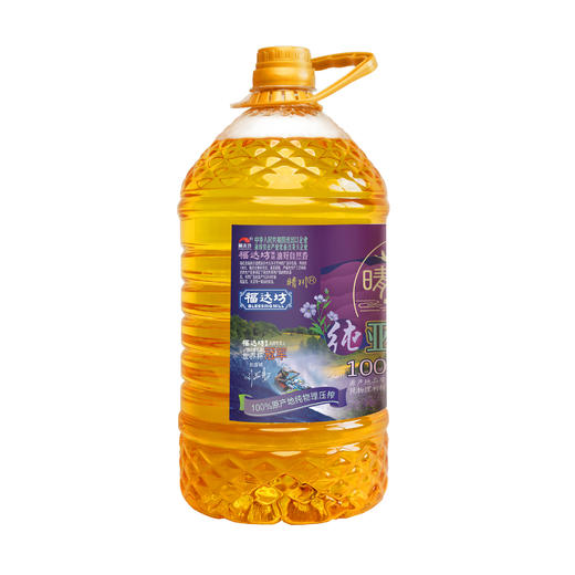 晴川物理压榨纯亚麻籽油5L（黄鹤楼系列） 商品图3