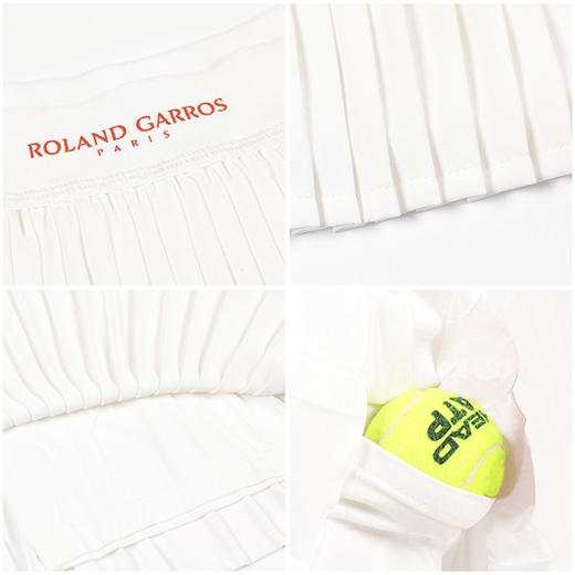 罗兰加洛斯女童短裙半身裙夏季中大童网球运动防走光儿童百褶裙 商品图4