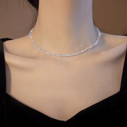 光彩夺目～缤纷闪耀！极细施华洛世奇水晶项链choker锁骨链 商品图5