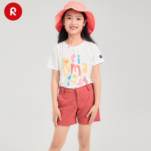 reima男女儿童大童短裤新款休闲舒适弹力运动黑色速干弹力裤子 商品图2