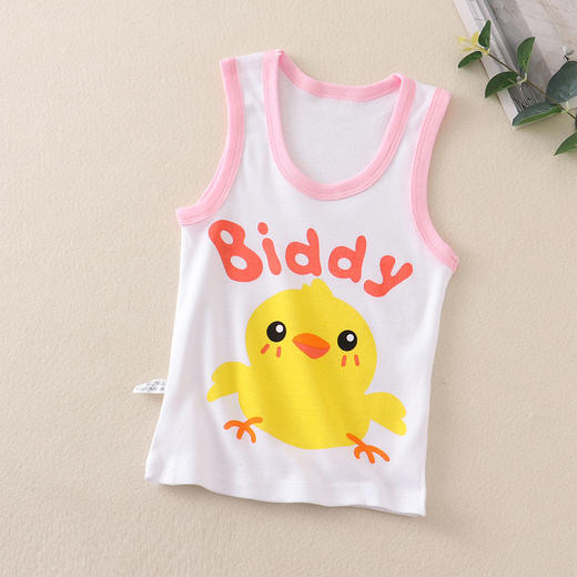 【39.9元4件】儿童纯棉A类背心男女宝包夏季薄工字打底衫女童小吊带90-140码_ZSY 商品图5