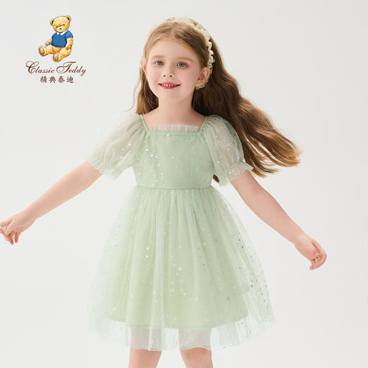 【90-130】【精典泰迪】女童短袖连衣裙半袖公主裙 商品图0