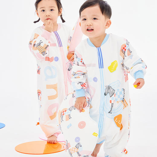 良良织梦分腿睡袋24sp蓝/粉（80#-100#） 商品图0