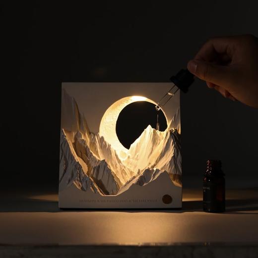 壁光里日照金山香薰扩香石小夜灯生日礼物床头台氛围卧室香薰台灯 商品图1