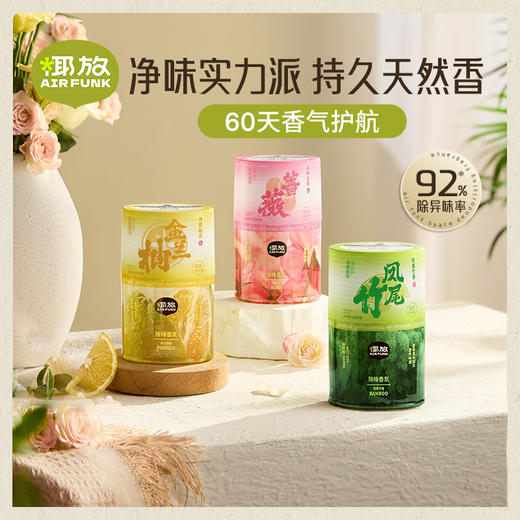 【300ml*3瓶】Air Funk椰放空气清新剂 双效净化 狙击四大空间异味 异味控制科技分解多种空间异味 临墓植物的原生香气 温柔散香 商品图0