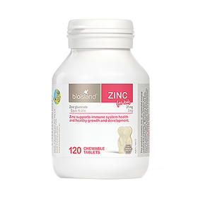 【跨境】bio island佰澳朗德 婴幼儿宝宝儿童补锌小熊咀嚼片 120粒【保税直发】