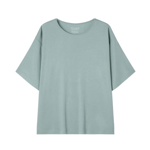 【醋酸外穿】SCHIESSER德国舒雅圆领短袖上衣，醋酸砂洗面料，有优良的吸湿性和透气性，舒适不易产生静电31/23014U 商品图2