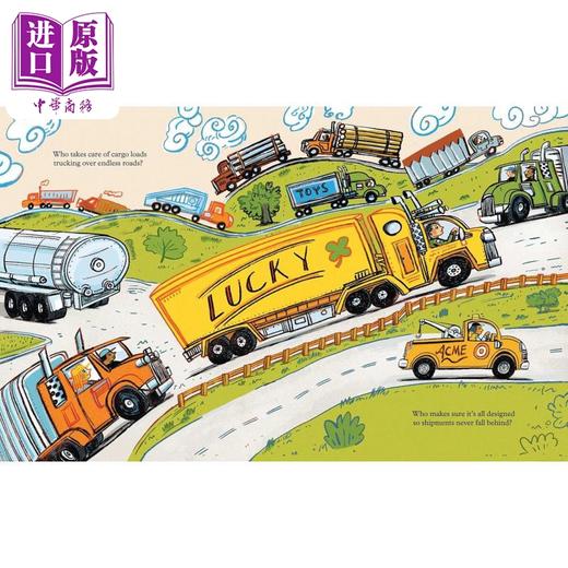 【中商原版】不只是司机 Not Just the Driver 英文原版 儿童科普绘本 职业知识百科 押韵图画书 交通工具 精装进口 儿童读物  商品图3