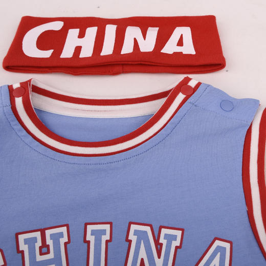 棉果果夏季新品男童纯棉时尚运动连体衣M212727224272 商品图3