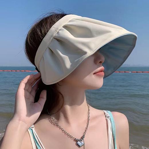 【夏日护肤防 6大优势】蕉下同款贝壳帽空顶防晒帽子女防紫外线遮脸遮阳防晒防水大帽檐太阳帽专属 商品图1