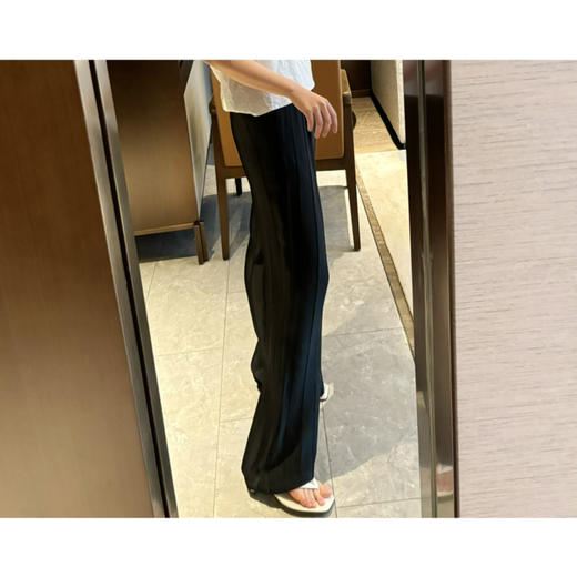 25特价 2404209   吕燕 条纹醋酸直筒 长裤 商品图9