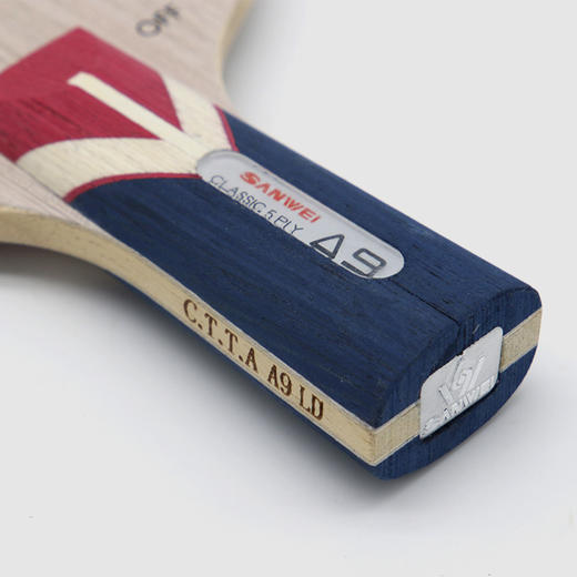 Sanwei三维A9乒乓球底板球拍5层纯木初学练功用乒乓球拍 商品图2