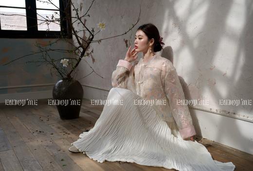 【门店同款】ENJOY夏季云敛-蓝粉玉露中式外套 157151317 商品图2