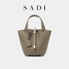 SADI萨迪 头层牛皮菜篮子水桶包SDS30116 商品缩略图3